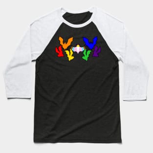 Pride Bats Flag Baseball T-Shirt